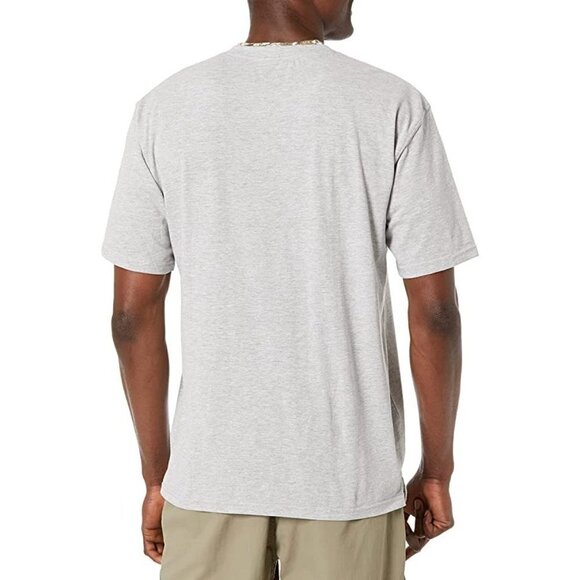 NWT Men's Small Realtree Staghorn Short Sleeve Camo Trim Henley Shirt - Gray - Picture 2 of 3